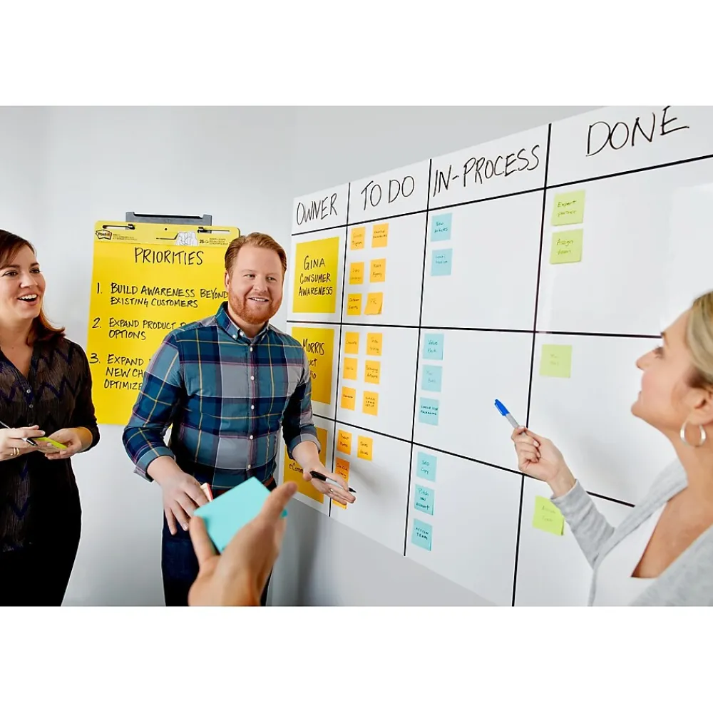 Dry Erase*Post-it Super Sticky Dry Erase Surface, 2' x 3' (DEF3X2)