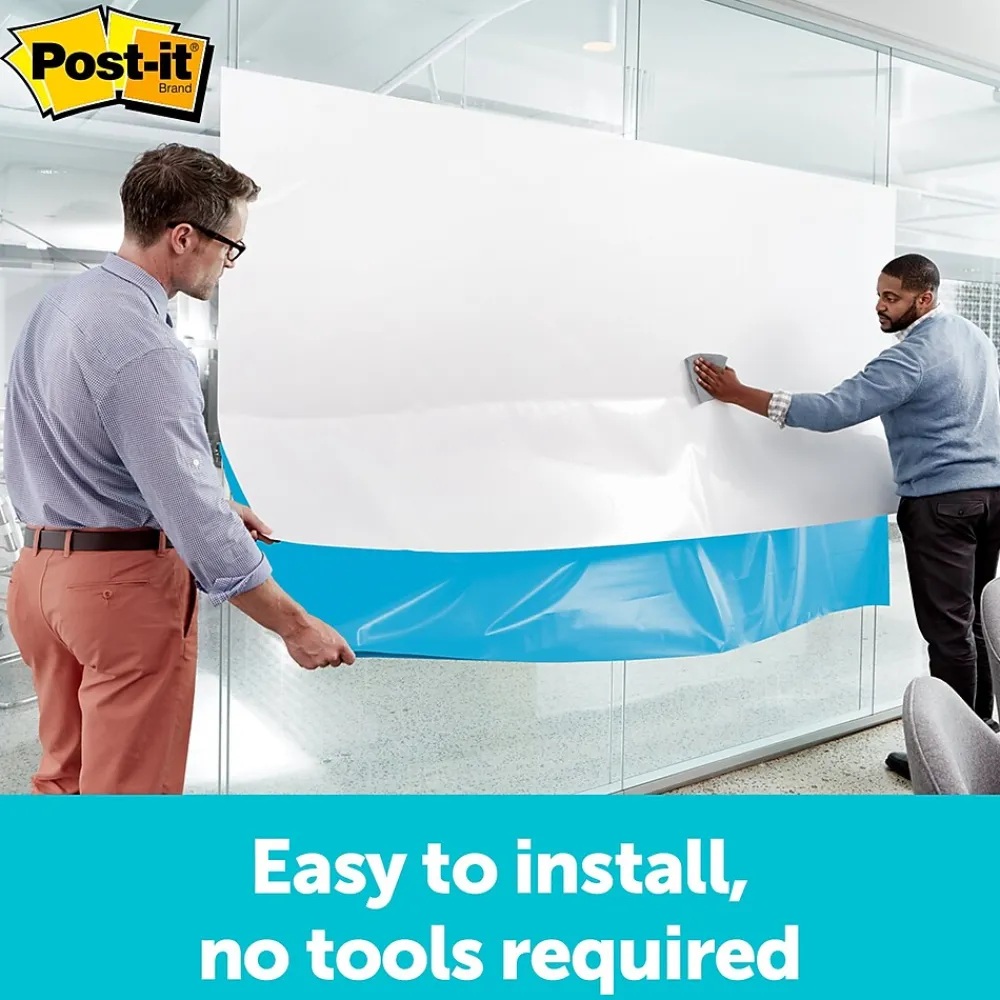 Dry Erase*Post-it ® Super Sticky Dry Erase Surface, 4' x 6' (DEF6x4)