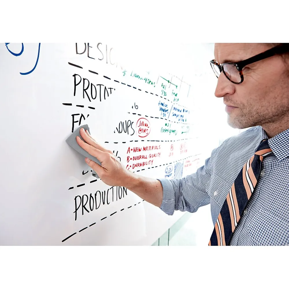 Dry Erase*Post-it ® Super Sticky Dry Erase Surface, 4' x 6' (DEF6x4)