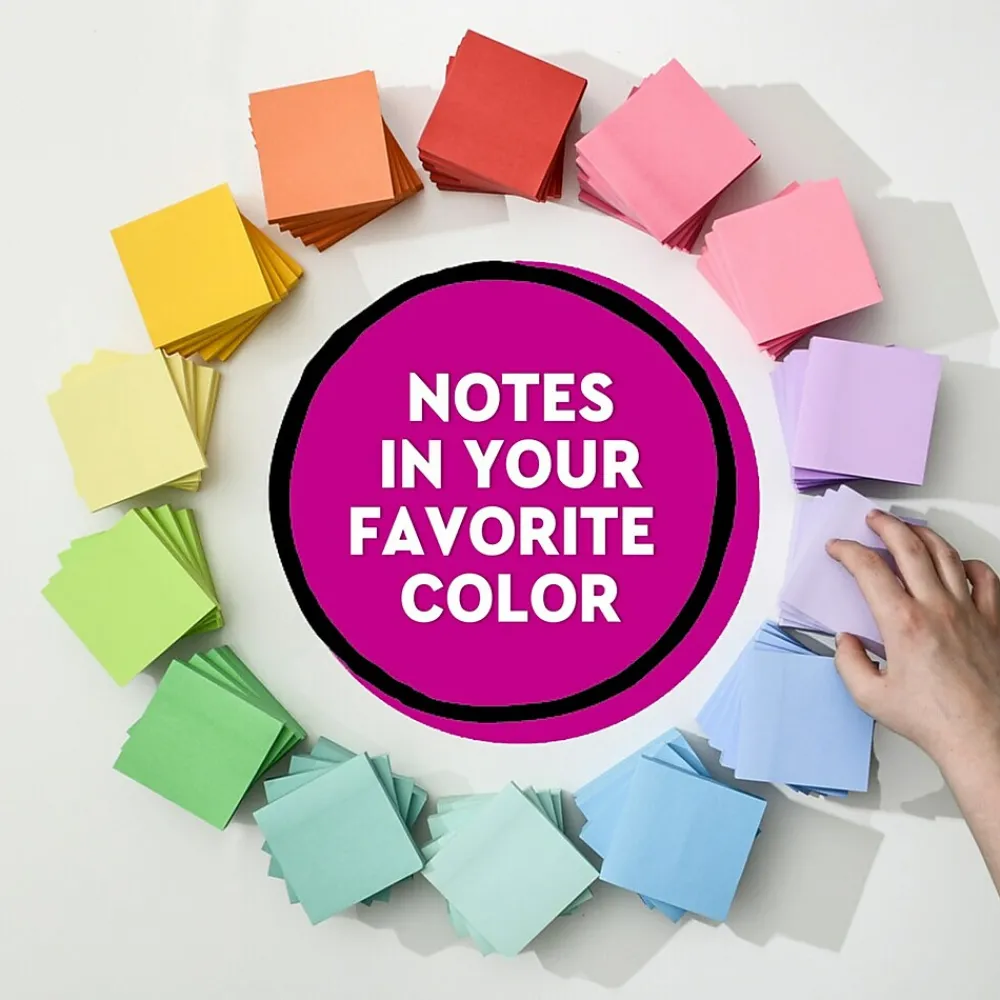 Post-It Notes*Post-it Super Sticky Notes, 3" x 3", Mulberry, 90 Sheet/Pad, 5 Pads/Pack (654-5SSCG) Iris