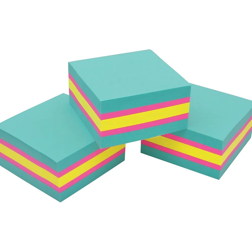 Post-It Notes*Post-it Super Sticky Notes, 3" x 3", Assorted Colors, 360 Sheet/Pad, 3 Pads/Pack (2027SSAFG-3PK)