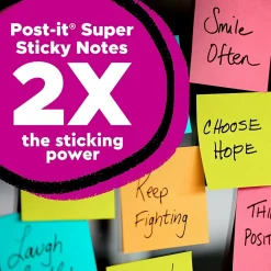 Sticky Notes*Post-it Super Sticky Notes, 4