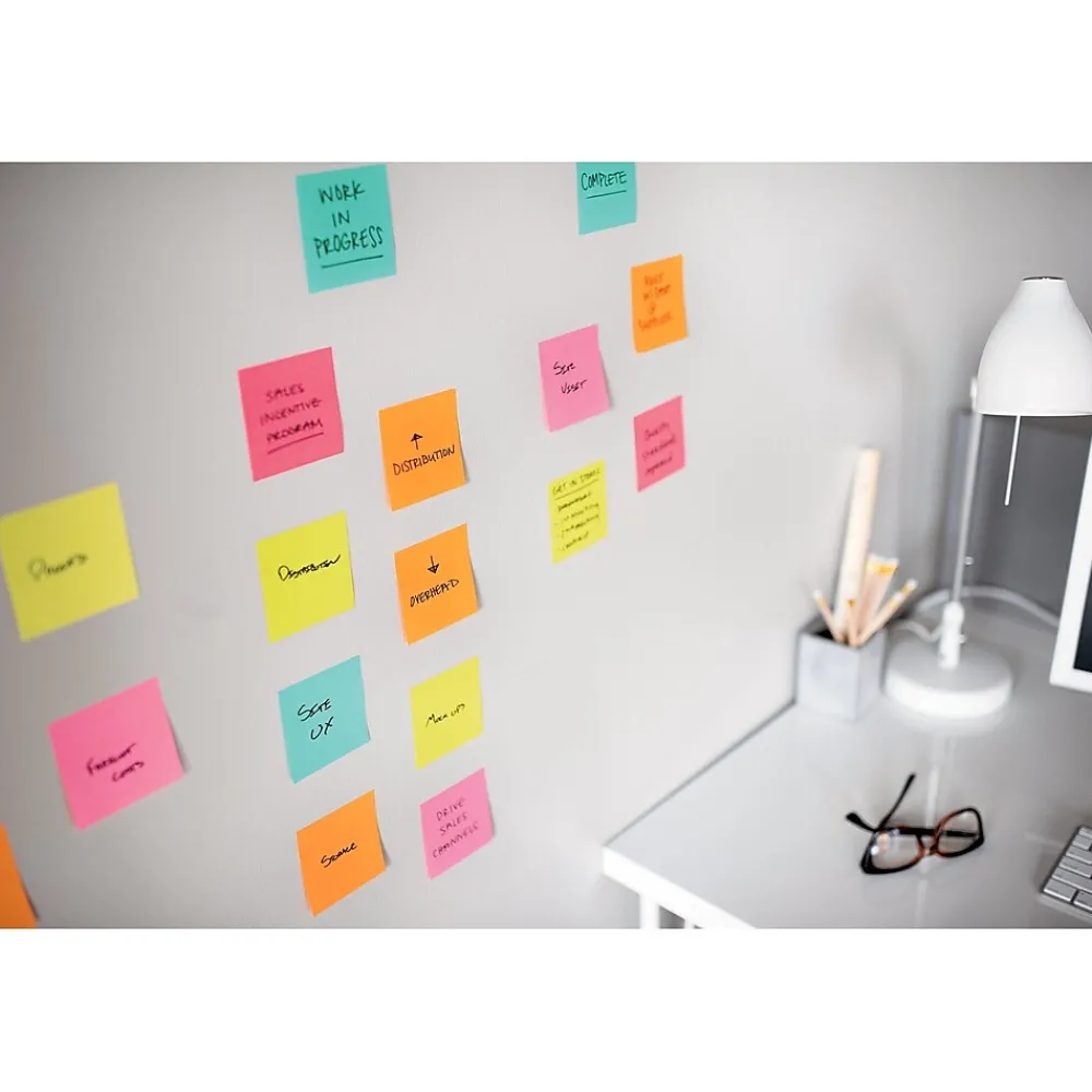 Pop-Up Dispensers*Post-it Super Sticky Pop-Up Notes Dispenser for 3" x 3" Notes, Black, 12 Pads (DS330-SSVA)