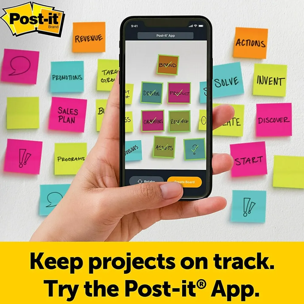 Easel Paper Pads*Post-it Super Sticky Tabletop Easel Pad, 20" x 23", 20 Sheets/Pad (563DE)