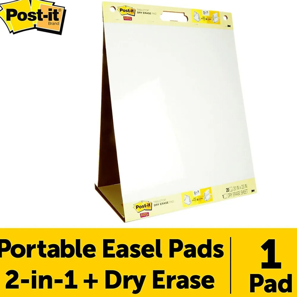Easel Paper Pads*Post-it Super Sticky Tabletop Easel Pad, 20" x 23", 20 Sheets/Pad (563DE)