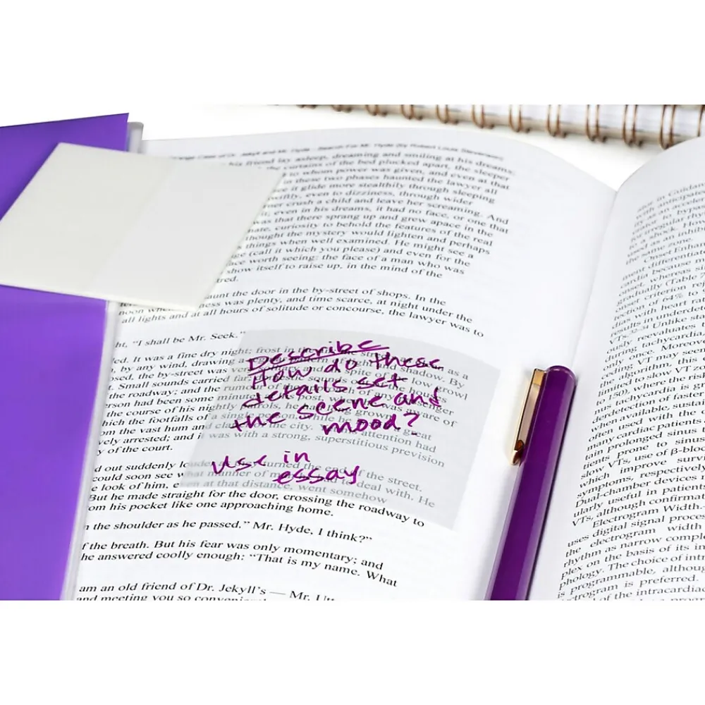 Sticky Notes*Post-it Transparent Notes, 2-7/8" x 2-7/8", 36 Sheets/Pad, 1 Pad/Pack (600-TRSPT)