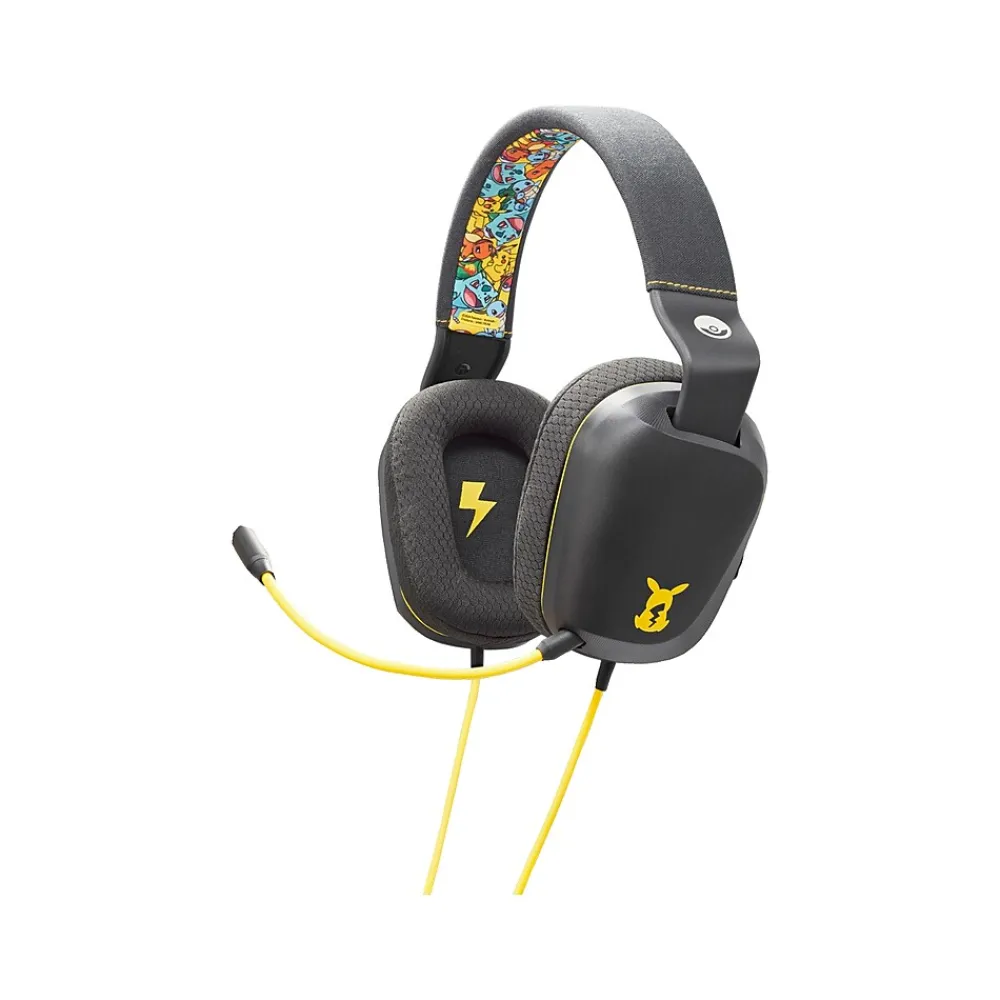 Online PowerA Pokemon: Kanto Friends NSGP0139-01 Headset for Nintendo Switch, Wired, Black