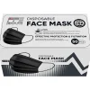 Disposable Surgical Cloth Face Mask, One Size, Black, 50/Box, 5 Boxes/Pack (TBN203202)<PPE Mask USA Best