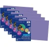 Construction Paper*Pacon Prang® Construction Paper, Violet, 12" x 18", 50 Sheets Per Pack, 5 Packs (PAC7207-5)