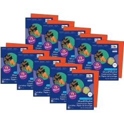 Construction Paper*Pacon PrangĀ® Construction Paper, Orange, 9" x 12", 50 Sheets Per Pack, 10 Packs (PAC6603-10)