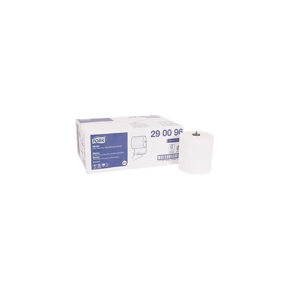 Tork Premium Soft Matic Hand Towel Roll, 2-Ply, 6 Rolls/Carton (TRK290096)