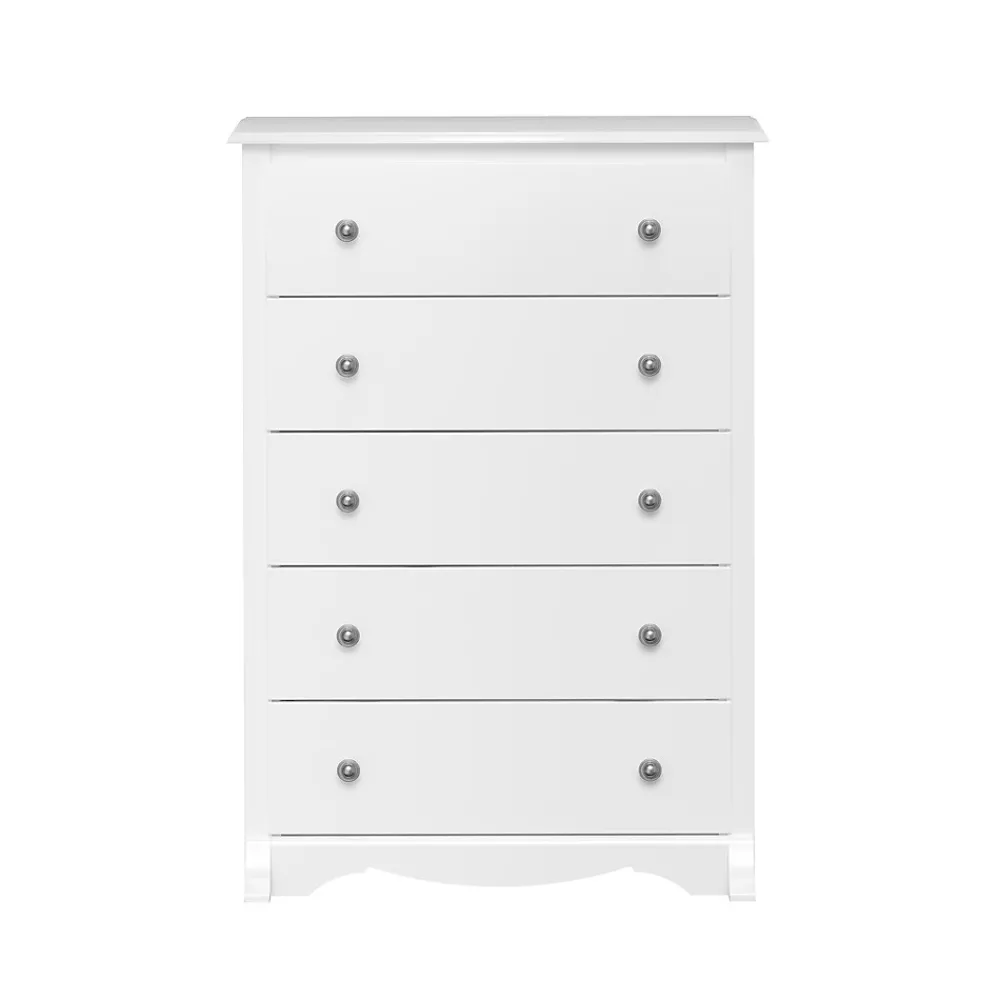 Storage Cabinets*Prepac 44.75" Monterey 5 Drawer Chest, White (WDC-3345-K)