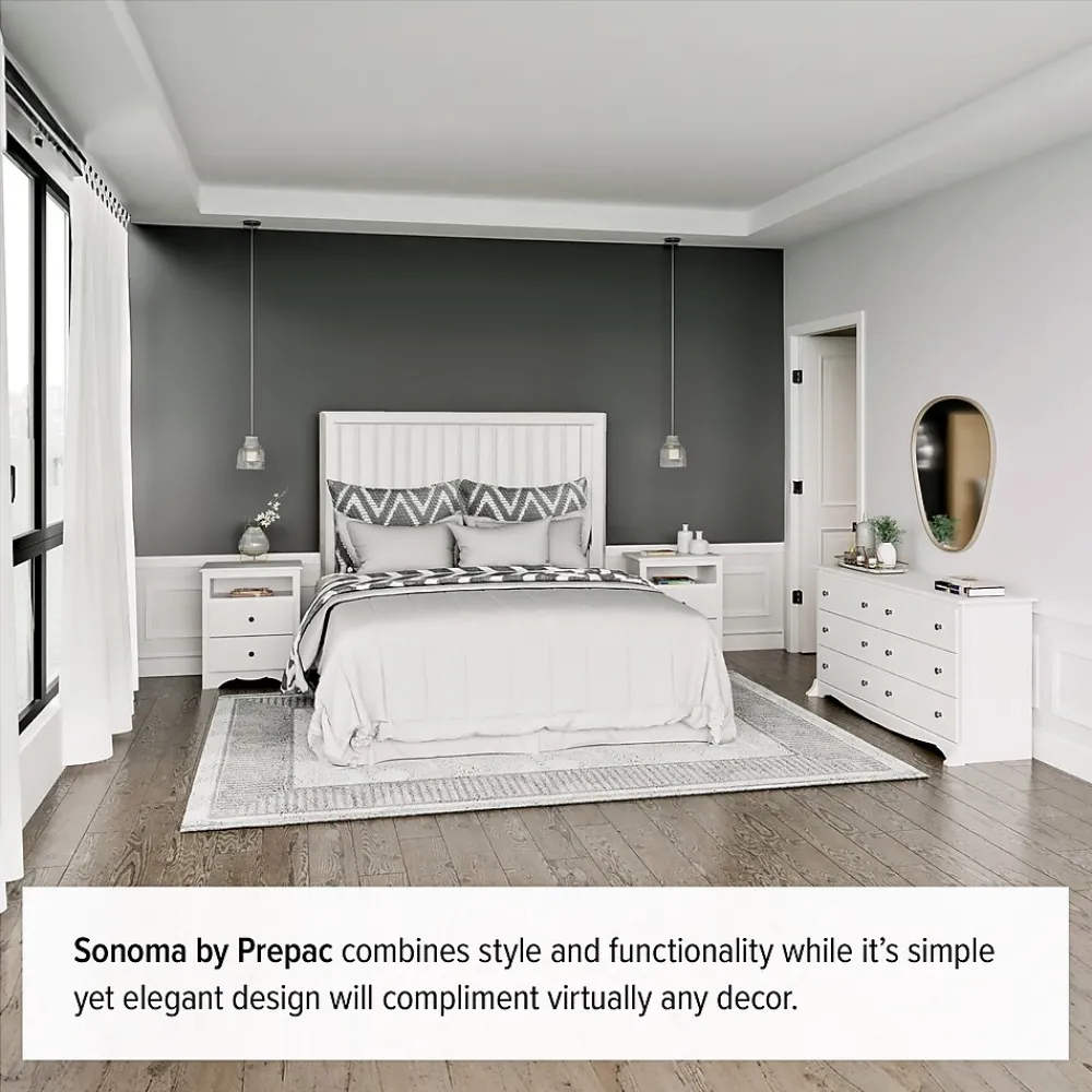Storage Cabinets*Prepac 44.75" Monterey 5 Drawer Chest, White (WDC-3345-K)