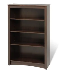 Bookcases*Prepac â„¢ 4 Shelf Bookcase, Espresso