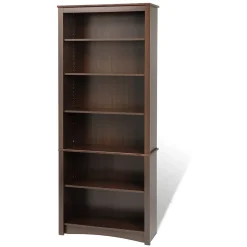 Bookcases*Prepac â„¢ 6 Shelf Bookcase, Espresso