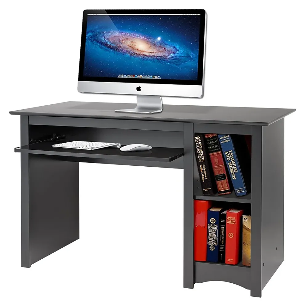 Computer Desks*Prepac 48" W Computer Desk, Black (BDD-2948)