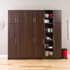Storage Cabinets*Prepac Elite 32” Stackable Wall Cabinet, Espresso (EEW-3224)