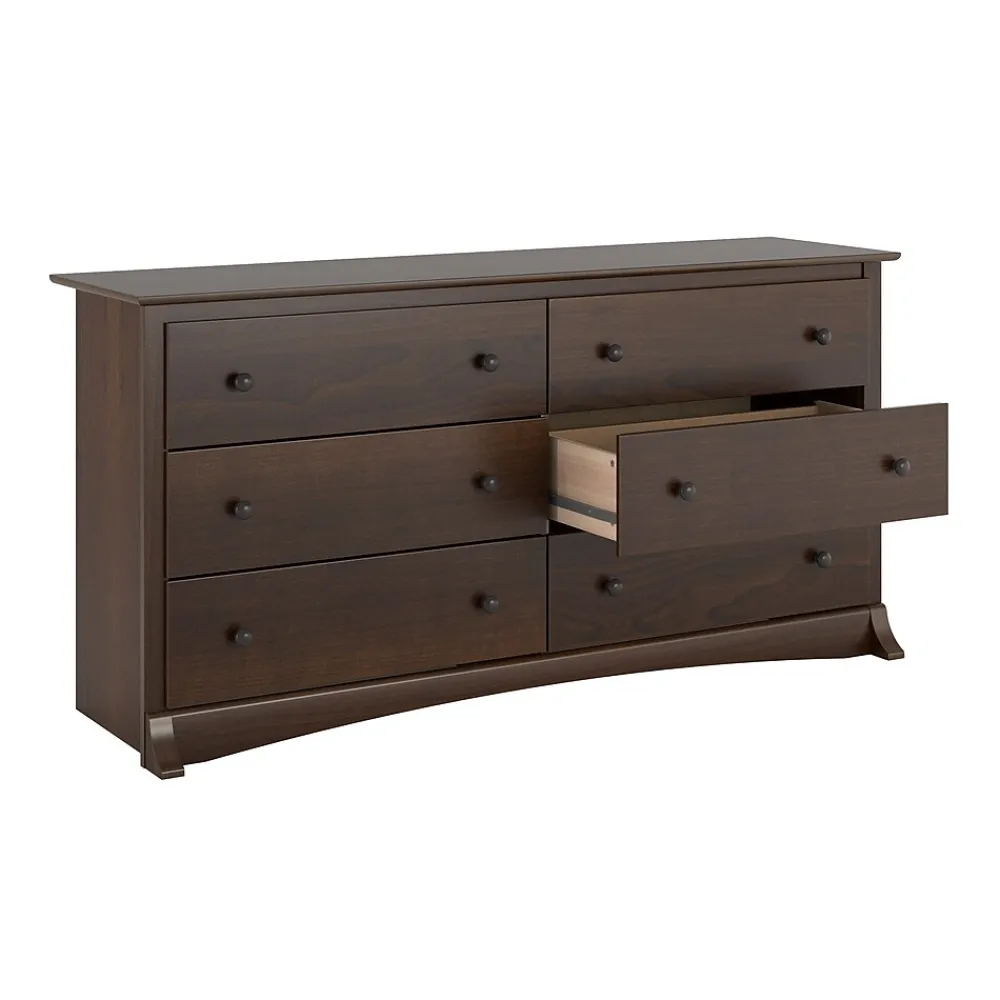 Storage Cabinets*Prepac Fremont 29" 6-Drawer Dresser, Espresso (EDC-6330-K)