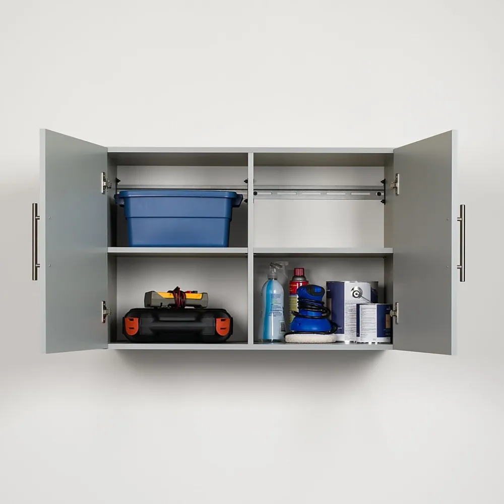 Storage Cabinets*Prepac ™ HangUps 36" Laminate Upper Storage Cabinet, Light Gray