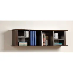 Shelving*Prepac â„¢ Wall Mounted Desk Hutch, 48" x 11.5", Espresso (EHD-1348)