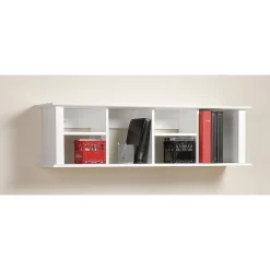 Shelving*Prepac â„¢ Wall Mounted Desk Hutch, 48" x 11.5", White (WHD-1348)