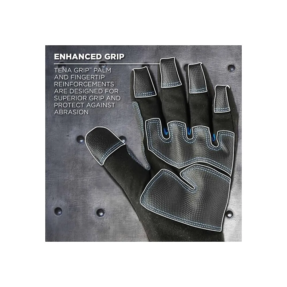 Proflex 818WP Performance Thermal Waterproof Utility Gloves, Black, Medium (17383)