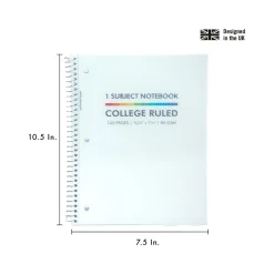 Subject Notebooks|Pukka Pad Basics Subject Notebook, 7.5