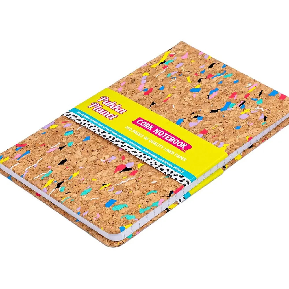 Subject Notebooks|Pukka Pad Planet Softcover Notebook, 5.31" x 8.46", Wide-Ruled, 80 Sheets, Multicolor (9855-SPP)