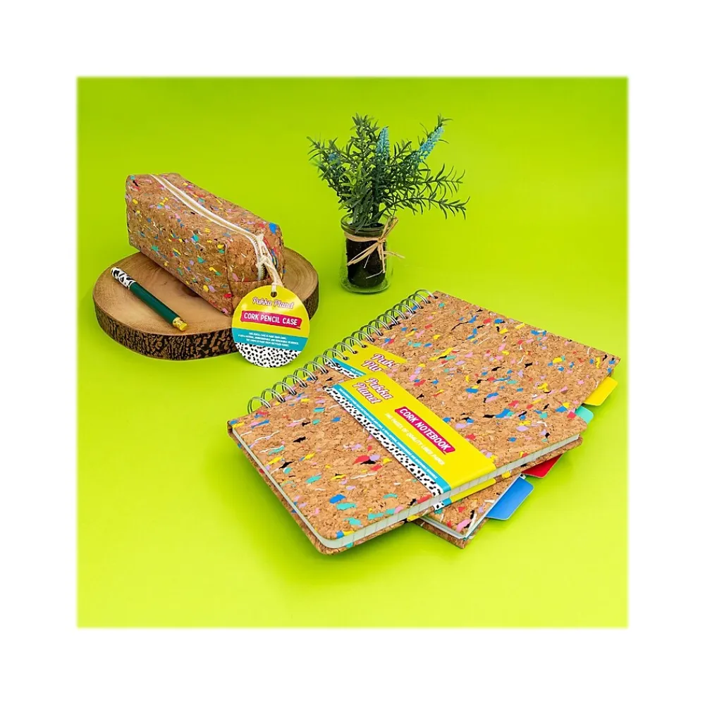 Subject Notebooks|Pukka Pad Planet Softcover Notebook, 5.31" x 8.46", Wide-Ruled, 80 Sheets, Multicolor (9855-SPP)