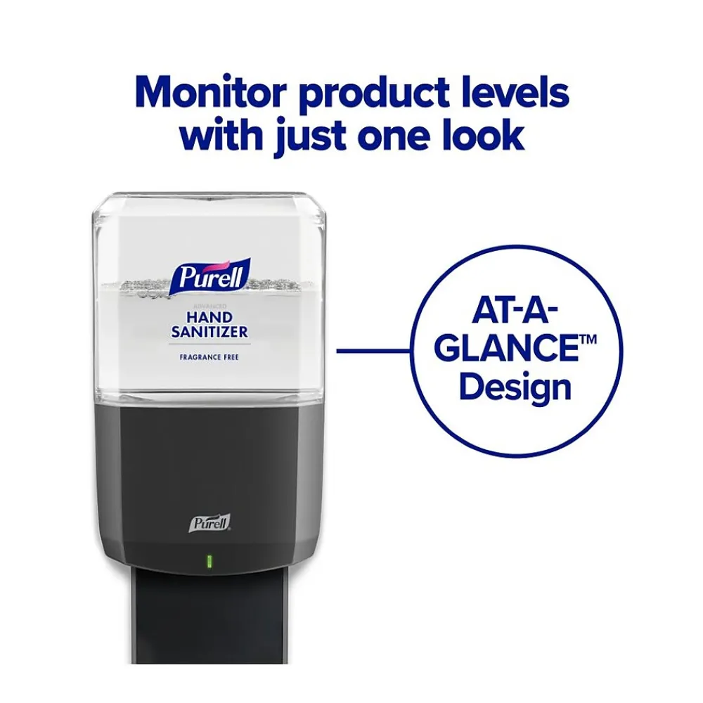 Advanced 70% Alcohol Gel Hand Sanitizer Refill for ES8 Dispenser, 1200 mL, 2/Carton (7763-02)<Purell Online