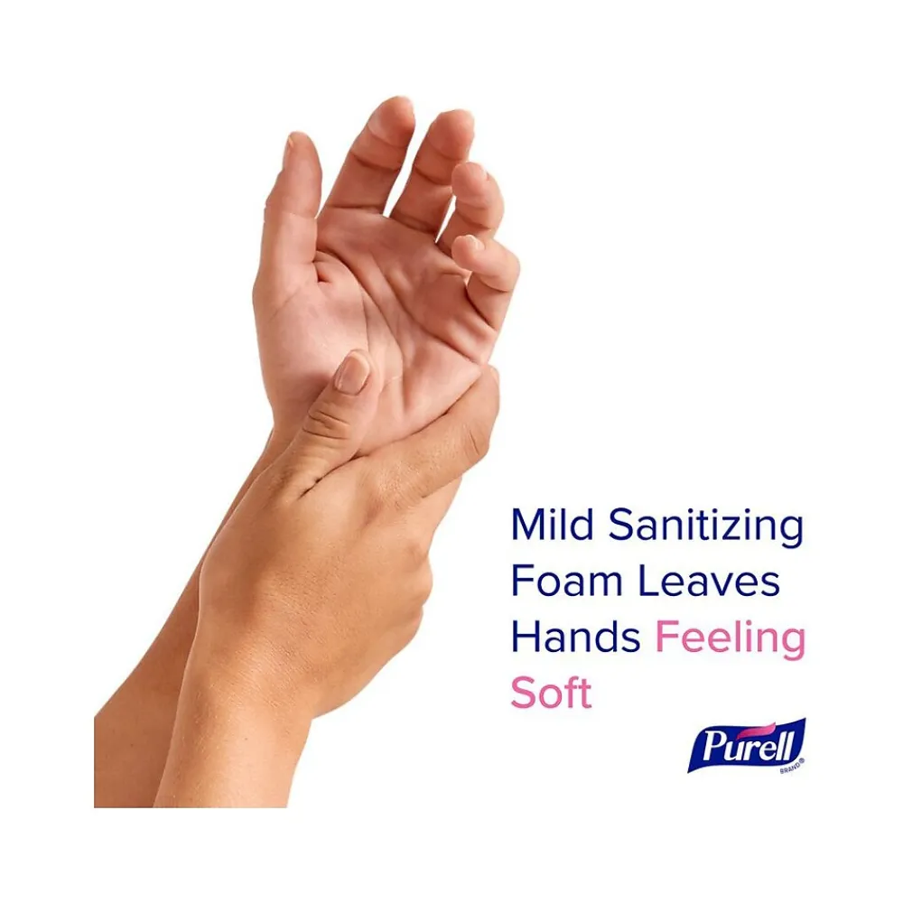 Advanced 70% Alcohol Foaming Hand Sanitizer Refill for ES10 Dispenser, Clean Scent, 1200 mL., 2/Carton (8353-02)<Purell Clearance