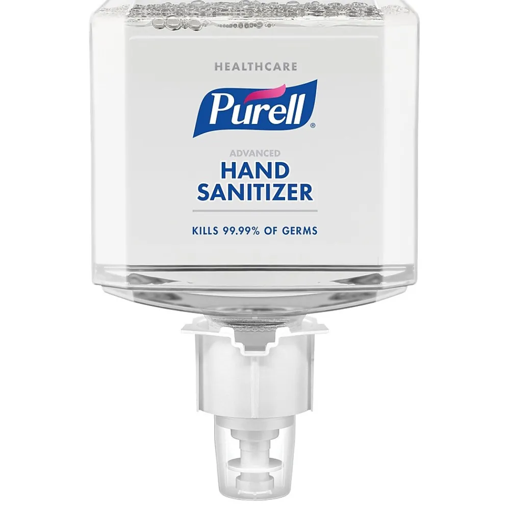 Advanced 70% Alcohol Foaming Hand Sanitizer Refill for ES4 Dispenser, 1200 mL, 2/Carton (5053-02)<Purell