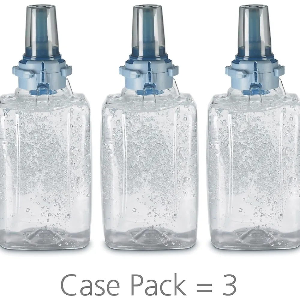 Advanced 70% Alcohol Gel Hand Sanitizer Refill for ADX 12 Dispenser, 1200 mL., 3/Carton (8803-03)<Purell New