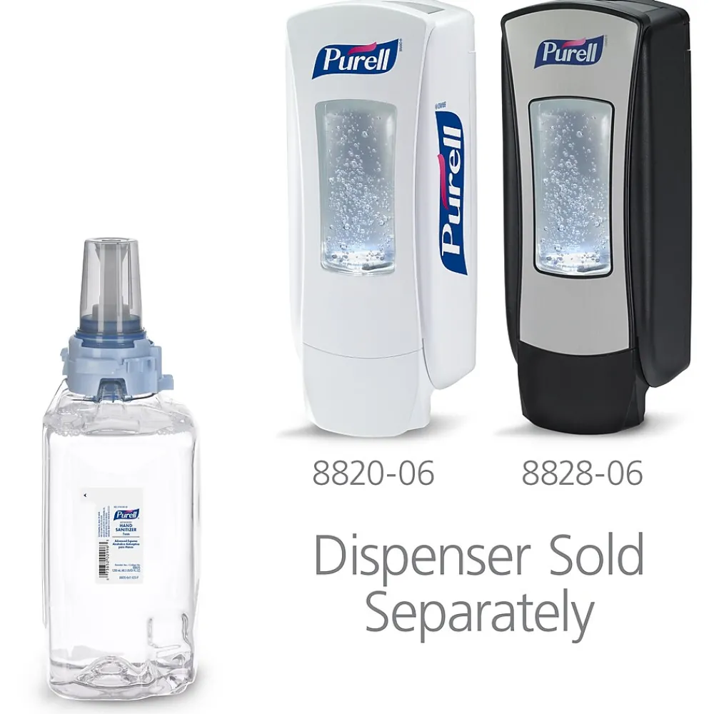Advanced 70% Alcohol Foaming Hand Sanitizer Refill for ADX-12 Dispenser, 1200 mL., 3/Pack (8805-03)<Purell Best