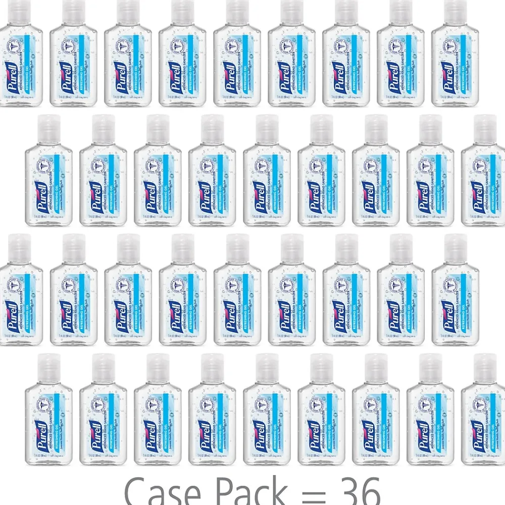 Advanced Gel Hand Sanitizer, Clean Scent, 1 oz., 36/Carton (3901-36-BWL)<Purell Best