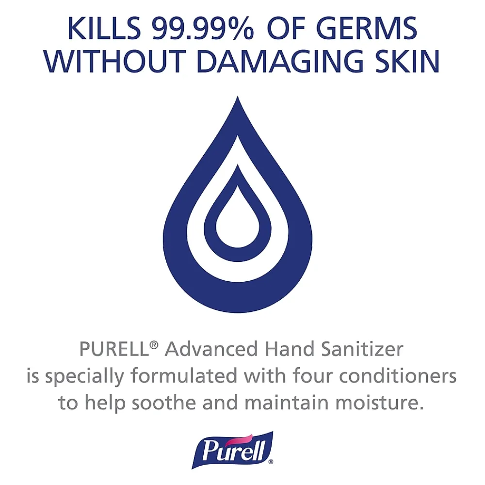 Advanced Refreshing 2 oz. Gel Hand Sanitizer, Clean Scent (9606-24)<Purell Outlet
