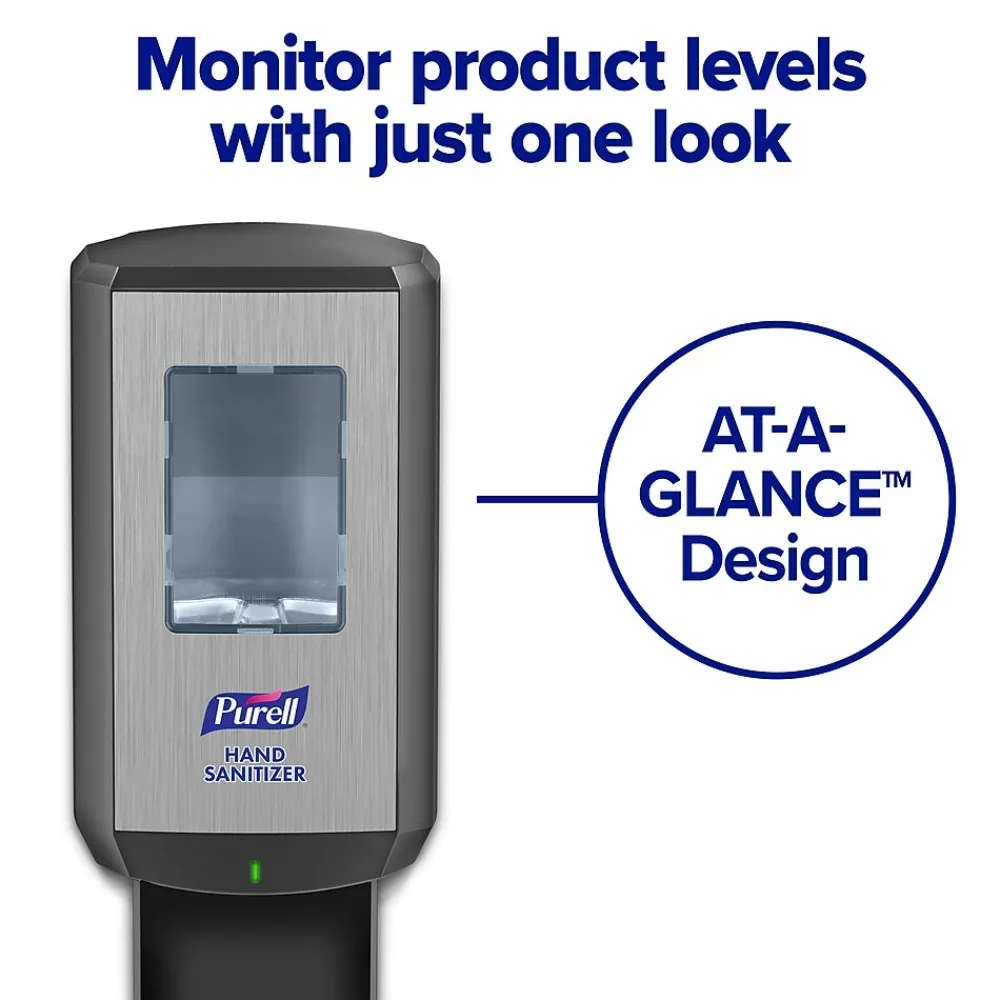 CS6 Automatic Wall Mounted Hand Sanitizer Dispenser, Graphite (6524-01)<Purell Discount