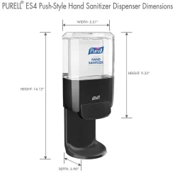 ES4 Wall Mounted Hand Sanitizer Dispenser, Graphite (5024-01)<Purell New