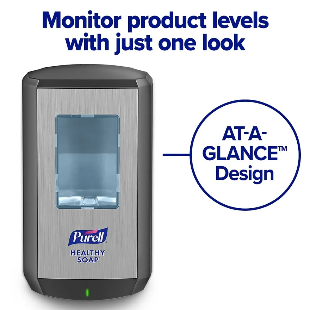 HEALTHY SOAP CS8 Automatic Wall Mounted Hand Soap Dispenser, Graphite (7834-01)<Purell Clearance