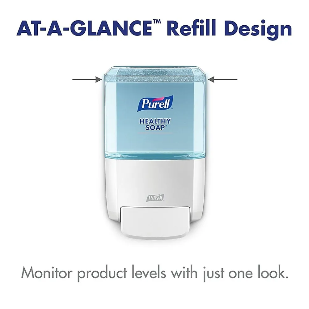 HEALTHY SOAP ES4 Wall Mounted Hand Soap Dispenser, White (5030-01)<Purell Hot