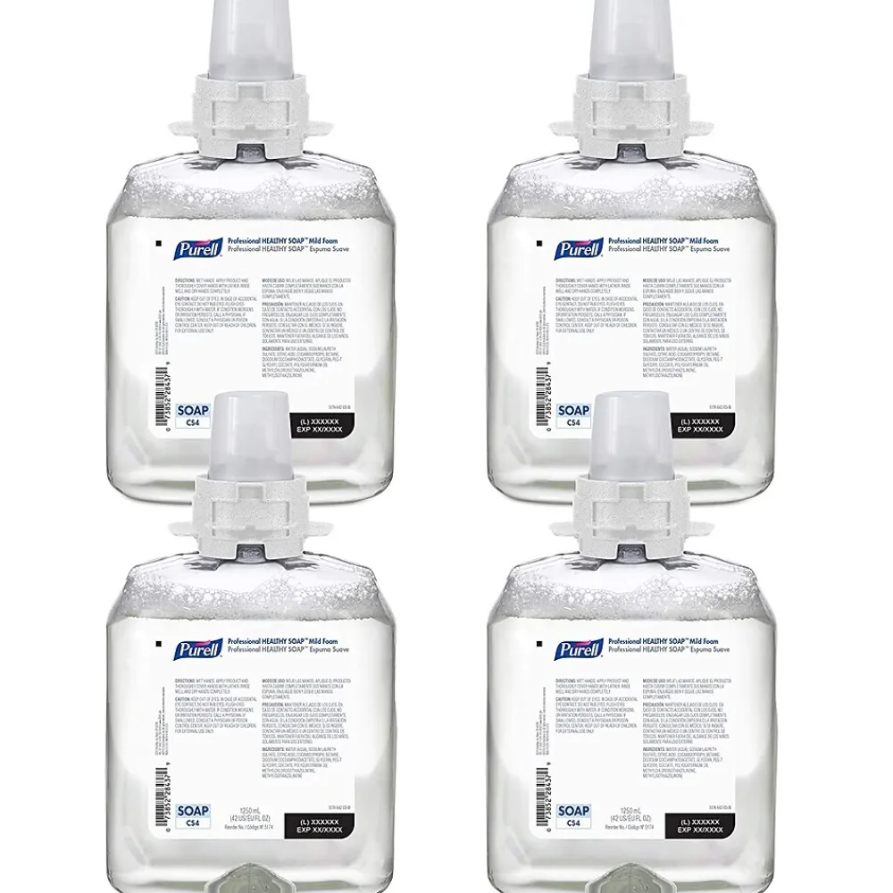 HEALTHY SOAP Foaming Hand Soap Refill for CS4 Dispenser, 1250 ml., 4/Carton (5174-04)<Purell Outlet
