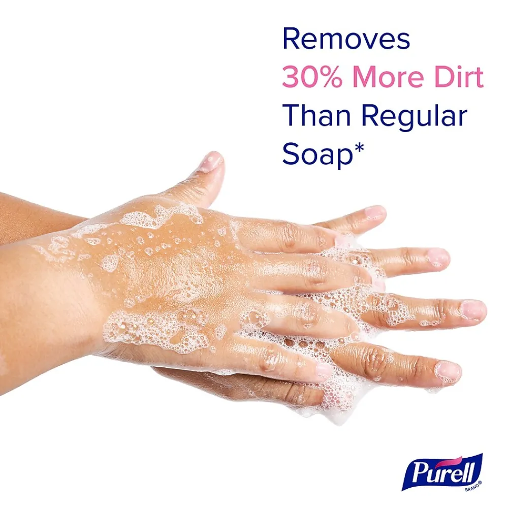 HEALTHY SOAP Foaming Hand Soap Refill for ES10 Dispenser, Light Fragrance Scent, 1200 ml, 2/Carton (8371-02)<Purell New