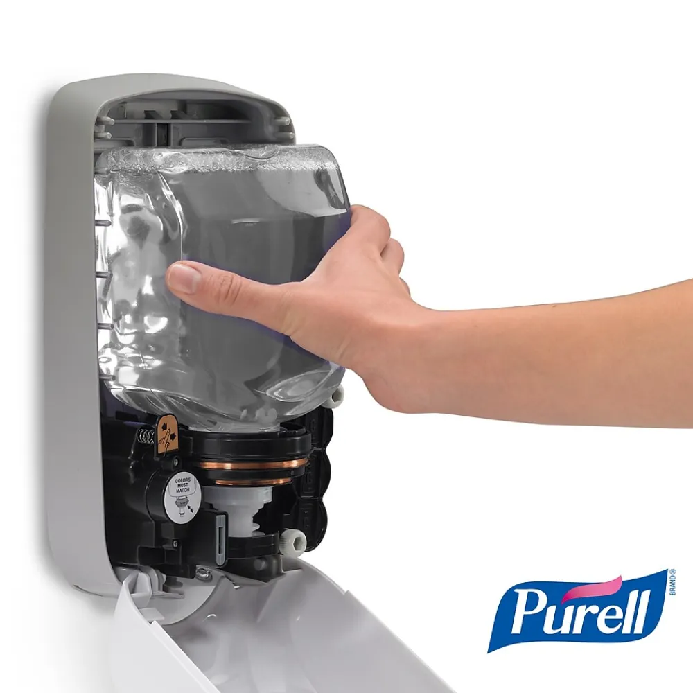 TFX Automatic Wall Mounted Hand Sanitizer Dispenser, Dove Gray (2720-12)<Purell Best