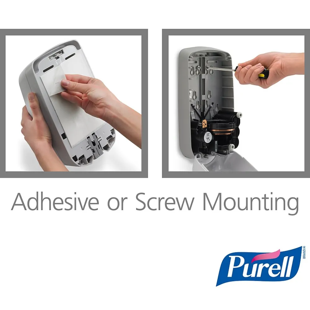 TFX Automatic Wall Mounted Hand Sanitizer Dispenser, Dove Gray (2720-12)<Purell Best