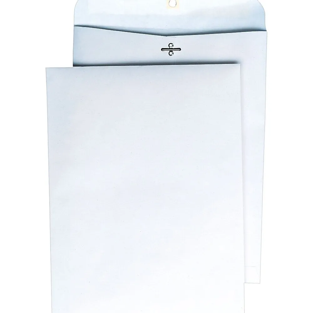Online Quality Park Clasp Catalog Envelope, 9" x 12", White, 100/Box (38390)