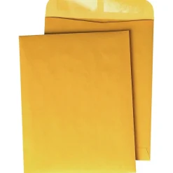 Discount Quality Park Gummed Open-End Catalog Envelopes, 10" x 13", Brown, 100/Bx (QUA41667)