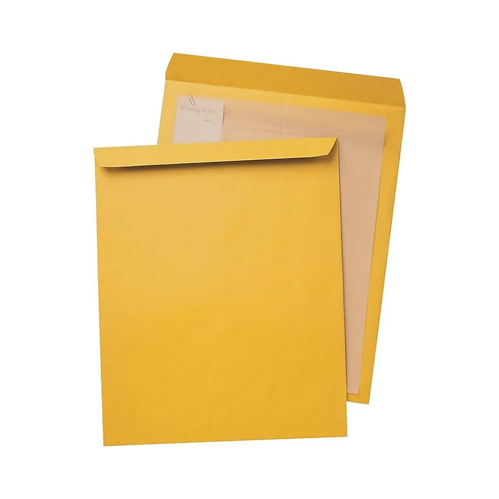 Quality Park Open End Kraft Catalog Envelopes, 15" x 20", Brown Kraft, 25/Box (QUA42355)