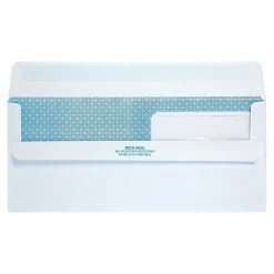 Discount Quality Park Redi-Seal Security Tinted #10 Double Window Envelopes, 4 1/8