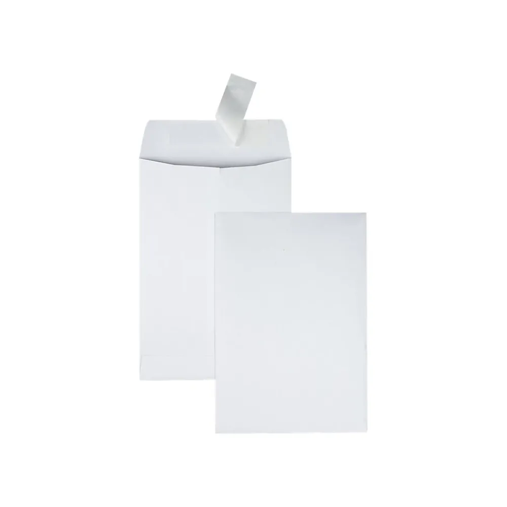 Sale Quality Park Redi-Strip Catalog Envelopes, 6.5" x 9.5", White Wove, 100/Box (QUA44334)