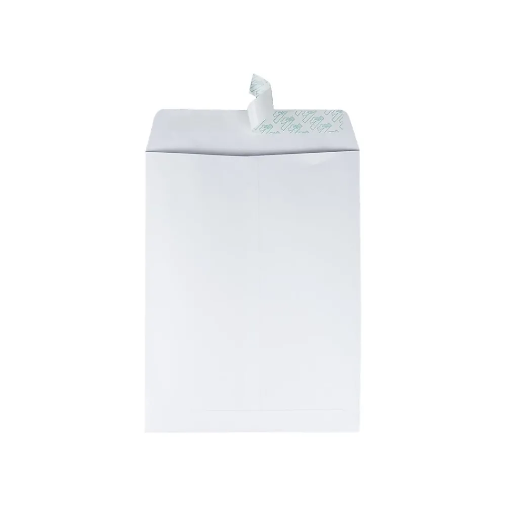 Discount Quality Park Redi-Strip Catalog Envelopes, 9.5" x 12.5", White Wove, 100/Box (QUA44682)